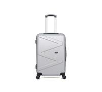 - valise weekend abs amazone 4 roues 65 cm - gris