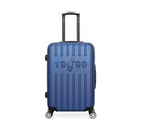 gentleman farmer - valise weekend abs archie 4 roues 65 cm - marine marine