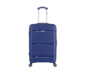 Valise Weekend CENTAURE 4 Roues - bleu - OBAGO 65x42x26cm