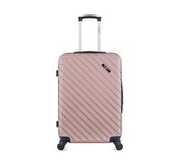 bluestar - valise weekend abs cite 65 cm - rose dore rose dore