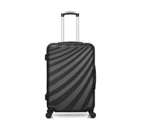 Valise Weekend DANUBE 4 Roues - noir - WAVE PARIS 65x41x26cm