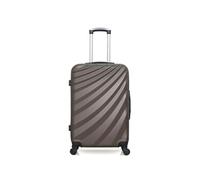 wave paris - valise weekend abs danube 4 roues 65 cm - gris cendre gris cendre