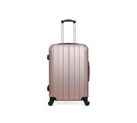 - valise weekend fogo 65 cm 4 roues - rose dore