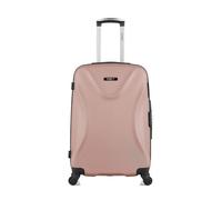 bluestar - valise weekend abs garibaldi 4 roues 65 cm - rose dore rose dore