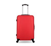 hero - valise weekend abs lanzarote 65 cm 4 roues - rouge rouge