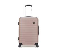 BLUESTAR - Valise Weekend ABS LONDON 4 Roues 65 cm Rose
