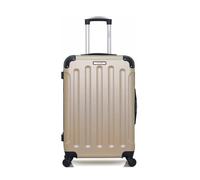 bluestar - valise weekend abs madrid 4 roues 65 cm - beige beige