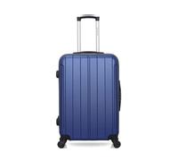 BLUESTAR - Valise Weekend ABS NAPOLI 4 Roues 65 cm Bleu