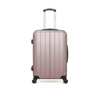 BLUESTAR - Valise Weekend ABS NAPOLI 4 Roues 65 cm Rose