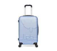 - valise weekend abs norine-a 4 roues 60 cm - bleu dore