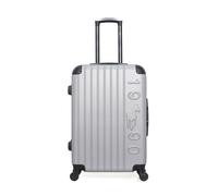 gentleman farmer - valise weekend abs porter 4 roues 65 cm - gris gris