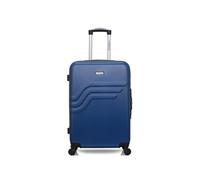 - valise weekend abs queens 4 roues 65 cm - marine