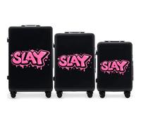 Valise Wings ABS+ Customized Slay (x3) Noir 198 L