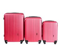 Valise Wings Flamingo (x3) Rouge TU