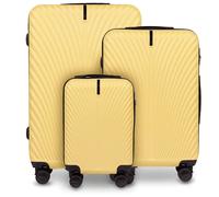 Valise Wings Swan 18" (x3) Jaune TU