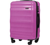 WINGS Lot de 3 Bagages VULTURE Polycarbonate Léger et Durable Ensemble de Bagages avec Serrure TSA 4 Roues 360° Poignée Télescopique Tailles S M L, Rose, M, Mallette