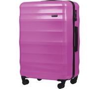 WINGS Lot de 3 Bagages VULTURE Polycarbonate Léger et Durable Ensemble de Bagages avec Serrure TSA 4 Roues 360° Poignée Télescopique Tailles S M L, Rose, L, Mallette
