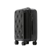 Valises Cabine à roulettes, Valise Rigide Extensible, légère et de Grande capacité, avec Double système de Verrouillage TSA(Black,20 inch)