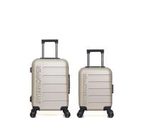 Valises cabine - SWISS KOPPER - AIGLE - Lot de 2 - Couleur beige - Coque rigide - Mixte
