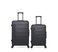 Valises grand format - SWISS KOPPER - AIGLE - Noir - Lot de 2 - Coque rigide - Cadenas TSA