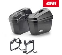 Valises Latéral + Frames [ GIVI ] E22N - Royal Meteor Enfield 350 2023 2024