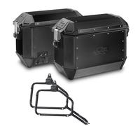 Valises Latérales + Châssis KAPPA KMS36B - ZONTES 703 F 2025 Noir 36LT