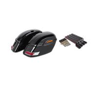 Valises Latérales CustomAcces Touring Noires + Support Noir