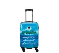 Valises rigides - Saxoline Blue - Bedrukt - 54 cm -24 Liters. Fait deABS/PC