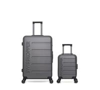 Valises - SWISS KOPPER - AIGLE - Grand format et cabine - Coque rigide - Lot de 2 - Gris foncé