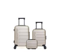Valises - SWISS KOPPER - Lot de 3 - Cabine, XXS, Vanity - Beige - Mixte - Trolley inclus