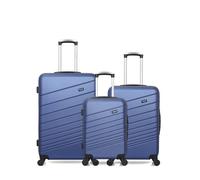 wave paris - lot de 3 - valises grand format, weekend et cabine tigre - marine marine
