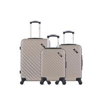 Valises weekend - BLUESTAR - CITE - Lot de 3 - ABS - 4 roulettes - Cadenas à combinaison