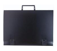 Valisette Exacompta polypropylène noire + Poignée 38x53cm Noir G