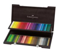 Coffret Bois 120 Crayons De Couleur Polychromos Faber Castell