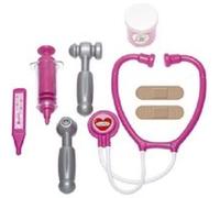 Jouets Ecoiffier - 2875 - La valisette médecin rose avec tous les accessoires du docteur - Nursery - Jeu d'imitation - Dès 18 mois - Fabriquée en France