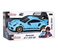 Valisette Porsche MAJORETTE avec 4 véhicules à roue libre - Rouge - Pour enfants de 3 ans et plus