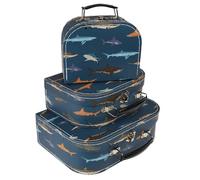 Valisettes enfant Rex London Sharks (x3) Bleu TU