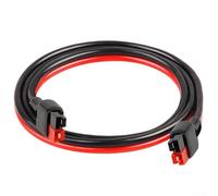 Valixirant Banks Câble d'extension solaire en PVC 10 AWG avec gaine Rouge/noir Batterie RV 30 A Off - 30 cm/60 cm/100 cm - Style - Cordon (100 cm)