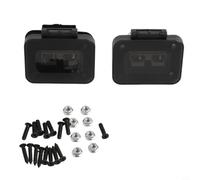 Valixirant Base de panneau encastré 50 A avec connecteurs SB50 - Boîtier PC ignifuge IP20 classé 6-12 Awg - Compatibilité des fils 600 V Ul94-v0 noir (2 pièces)