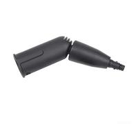 Valixirant Buse turbo pour nettoyeur vapeur, tête de brosse rotative haute pression pour nettoyer en profondeur la saleté et la crasse, patio, allées et voitures, accessoire ABS, noir