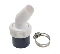 Valixirant Connecteur de vidange 2 en 1 pour machine à laver en T de type Y pour extension de tuyau ramifié, raccord multifonction en plastique économiseur d'espace blanc (tête unique)