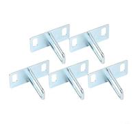 Valixirant Crochet de traction pour selle de vélo électrique et scooter - Matériel de montage en fer robuste, tailles 40 mm/45 mm/50 mm, finition argentée (lot de 5 ou 10) (5 pièces de 50 mm)