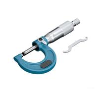 Valixirant Ensemble de micromètres extérieurs 0,0001 en alliage d'acier de graduation 0-25 mm/25-50 mm/50-75 mm/75-100 mm Gamme avec coque de protection (0-25 mm)