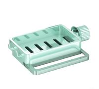 Valixirant Étagère de rangement pour robinet avec plateau d'égouttement, porte-éponge 3 en 1, évier de cuisine, étagère de rangement en ABS, chiffon de brosse, comptoir sans perçage, vert (vert)