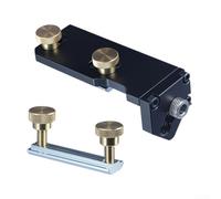 Valixirant Gabarit de guidage profilé en aluminium 20, 30 ou 40 extrusions - Outil d'aide au taraudage de positionnement flexible Trous M6/M8 (noir) (type a)