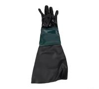 Valixirant Gants de sablage de 60 cm doublés de coton PVC pour armoire de sablage, protection robuste avec 60 cm de long et diamètre d'ouverture de 30 cm (main gauche)