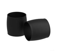 Valixirant Lot de 2 anneaux d'extrémité de guidon de vélo de route en silicone - Barre en caoutchouc antidérapant hautement élastique de 25 à 32 mm de chute pour barres réutilisables (noir)