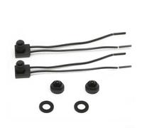 Valixirant Lot de 2 interrupteurs à bouton-poussoir étanche 12 V unipolaire avec coffre en caoutchouc pour éclairage extérieur, voitures, motos et contrôle (noir)