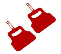 Valixirant Lot de 2 ventilateurs à main pour barbecue - 21,6 x 32,6 cm - Avec barbecue résistant à la chaleur - Noir