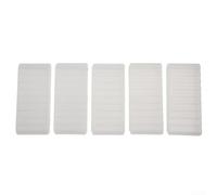 Valixirant Lot de 5 boîtes de rangement pour piles Aa/AAA à 10 emplacements - Organiseur rigide - 10 piles AA ou 10 piles AAA - Composition PP - Boîte à gadgets compacte pour maison, atelier, garage